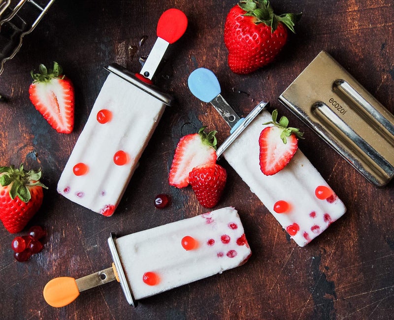 Ecozoi Stainless Steel Popsicle Molds â€“ Reusable Metal Paleta Maker Set with 6 Molds, 6 Sticks, 12 Silicone Seals & Cleaning Brush â€“ Easy Release Ice Pop Maker for Kids & Adults, 3 oz Each - Image 4